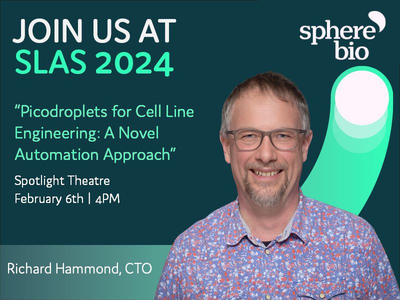 Join us at SLAS 2024 to hear Richard Hammond present